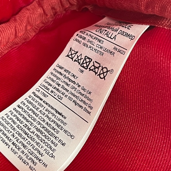 Banana Republic Red Genuine Leather Double Entry Crossbody Bag - Picture 12 of 16